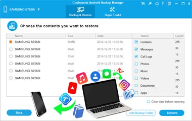 restore android from backup in 1 click