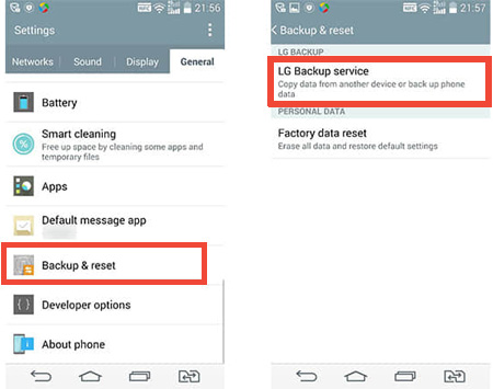 conduct android sms recovery via android cloud backup