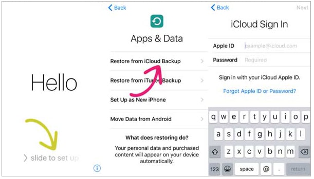 get deleted songs back on iphone with icloud backup