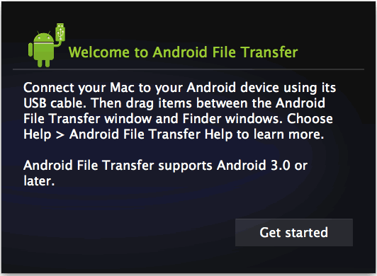 transfer photos from samsung to mac with android file transfer